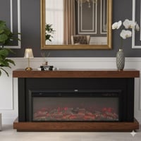 دفاية ديكور بني مع اسود