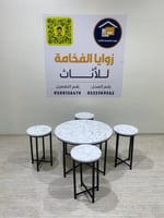 طقم طاولات خشب 5 قطع