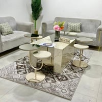 طقم طاولات 5قطع خدمة جهتين