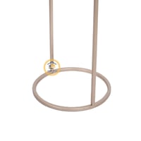 طاولة خدمة بشكل دائري لون ماكس سطح خشب شبية الرخام...