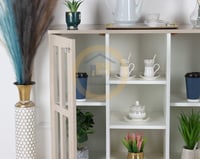 ركن كوفي بتصميم أنيق 2 أبواب لون بيج