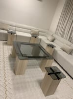 طقم طاولات بديل رخام 5قطع