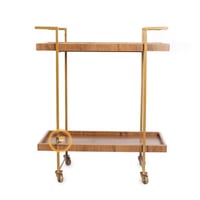 عربية تقديم دورين خشب جوانب