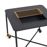 منقل مربع مع كفر