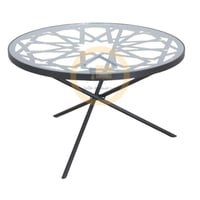 طقم طاولات قهوة دائرية فاخرة بتصميم مبتكر وانيق