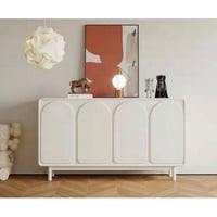 بوفيه - خشب - أبيض - 160×40×90 سم