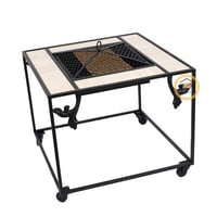 منقل مربع مع كفرات