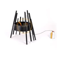 منقل شوي غاز وحطب