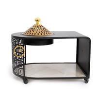 منقل ليزر طابقين سبراميك وحديد