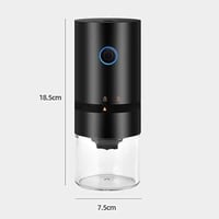 مطحنة بطارية اسود ترس سراميك