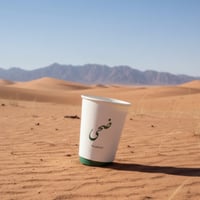 اكواب ورقية 12oz ضحى 25 كوب