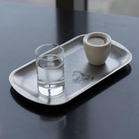 صينية تقديم ستانليس ستيل حجم صغير