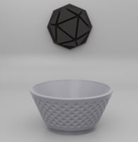 3D قمع للمطاحن اليدوية رصاصي