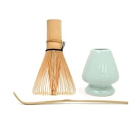 مجموعة خفق الماتشا 3 في 1 اخضر