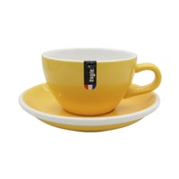 كوب 280مل مع صحن اصفر