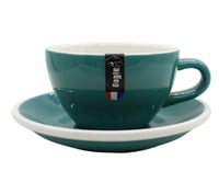 كوب 280مل مع صحن فيروزي