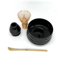 طقم ادوات الماتشا اسود