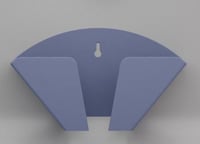 3D حامل فلاتر جداري رصاصي