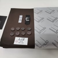 قماش دنهل صيفي لون بني غامق DB