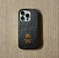 Black Saudi card case