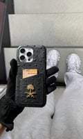 Black Saudi card case