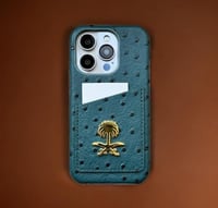 Turquoise card case
