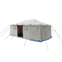 خيمة , طبقتين, أبيض, مقاس 4×6 ياردة