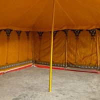 خيمة 3 طبقات, مقاس 5×8×2 ياردة, أبيض, موديل رقم PK...