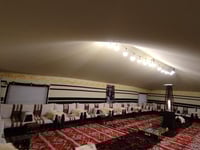 خيمة طويق هيكل حديد مقاس 6×12 ×2 متر