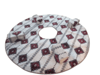 طقم فرشة دائرية مع 4 مراكي, خليجي