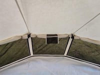 خيمة الجرس السفرية مقاس 4×4, أبيض