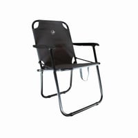 كرسي رحلات, قابل للطي, قماش بوليستر, رصاصي
