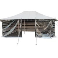 بيت شعر سعودي , مع واجهه شفاف, مقاس 5×7 ياردة,أبيض...