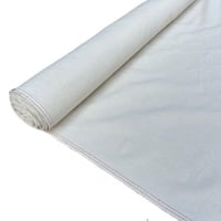 رول قماش قطن, مقاس 50×2 متر, أبيض