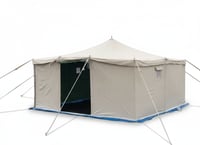 خيمة نجد , 3 طبقات, مقاس 4×4×2 ياردة, أبيض سادة