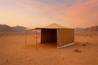 خيمة المكشات السفرية, خيمة رحلات, رملي,مقاس 3×3 يا...