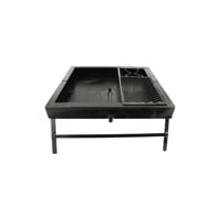 موقد غاز حديد, مع منفذ لي, مقاس 70×45×10 سم, موديل...