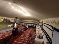 خيمة طويق هيكل حديد مقاس 6×10 ×2 متر