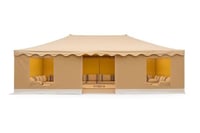 خيمة ملكية, مقاس 5×8 متر,واجهه شفاف