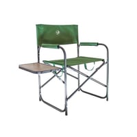 كرسي رحلات,قابل للطي,بطاولة جانبية,زيتي
