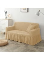 غطاء كنب مطاطي- بيج