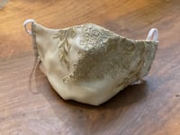 كمامة مناسبات بتطريز ذهبي الوان متعددة