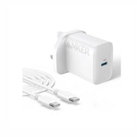 شاحن جداري انكر بقوة 20 واط بمنفذ تايب سي مع سلك ت...