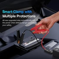 بيسوس - بطارية مشغلة للسيارة بقوة 600 امبير - اسود