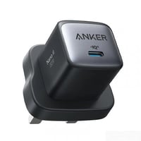 انكر شاحن جداري, 30 واط ,بمنفذ PD, اسود