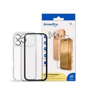 أرمر برو - بكج 4 في 1 حماية متكاملة أيفون 17 برو -...