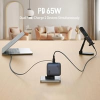 جودا - شاحن جداري فولت كويل بقوة 65 واط بمنفذ تايب...