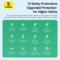 بيسوس - سوبر انيرجي 4 في 1 مشغل سيارة بقوة 1200 ام...