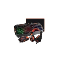 ميشن – بكج ألعاب سلكي 4 في 1 لوحة مفاتيح وماوس وسم...