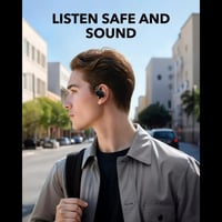 انكر - v20i سماعات أذن لاسلكية ساوندكور - اسود